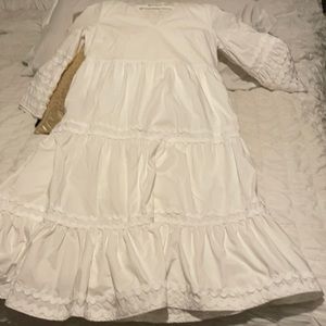 Lisa Marie Fernandez white dress never worn size small